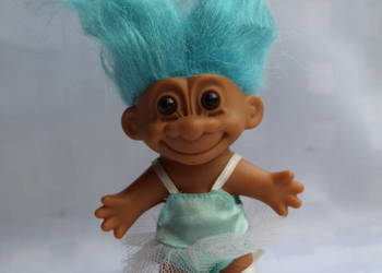 Troll Russ Niebieski Baletnica Balerina Baletki Figurka Zabawka
