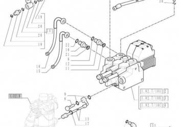 New Holland T6010 T6090 T6070 Zespół węźa 15.88mm id x 800mm l, sae 100r3 …