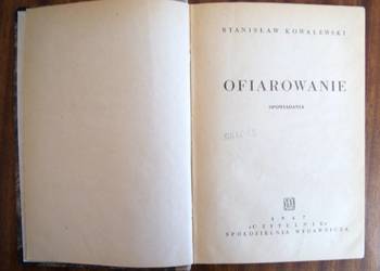 Stanisław Kowalewski - Ofiarowanie - 1947