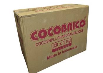 Węgiel Kokosowy do Fajki Wodnej Shishy COCOBRICO 25mm 20Kg Master Box