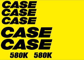 Naklejki case 580k zamienniki