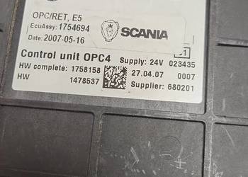 SCANIA R STEROWNIK MODUL OPC 4 1754714   1754694  1754689