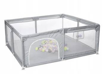 Kojec dla dzieci, plac zabaw 150x150 cm, bezpieczny, materiał OXFORD