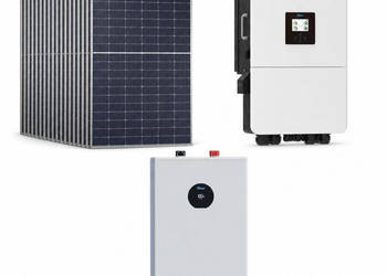Zestaw fotowoltaiczny hybrydowy 18 kWp - falownik DEYE SG05LP3 1