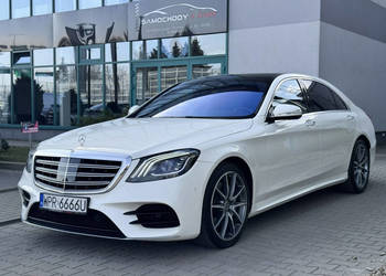 Mercedes S 400 Dociągi. Head Up. Burmester. Wentylowane fotele i kanapa ty…