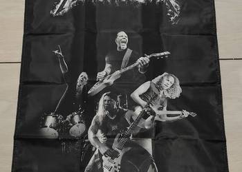 Baner plakat materiałowy 90x60cm Metallica, Rammstein, AC/DC, Shawn Mendes