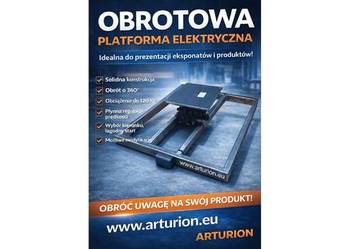 Podest obrotowy -Ekspozytor -Obrotnica do 120 kg sterowanie