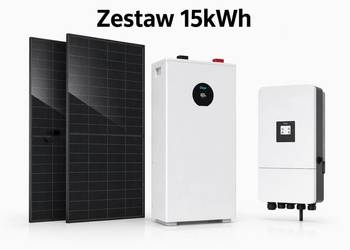Zestaw budżetowy 15kWh LV (panele, inwerter 3 fazy, magazyn 16 kWh)