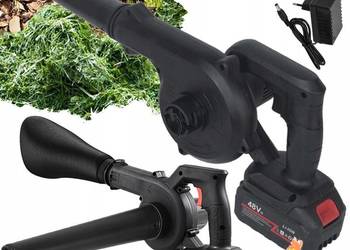 Dmuchawa mocna akumulatorowa ręczna odkurzacz ogrodowy do liści 2w1 48V