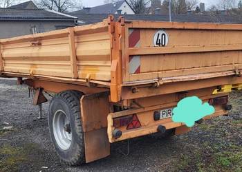 Przyczepa jednoosiowa zarejestrowana 4 tony