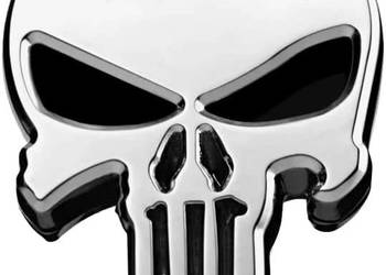 CZASZKA PUNISHER DEKORACJA DO MOTOCYKLA AUTA