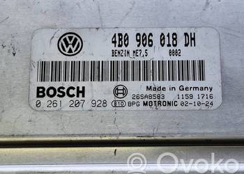 VW PASSAT B5 Skoda Superb 1.8 STEROWNIK KOMPUTER SILNIKA ECU 4B0906018DH