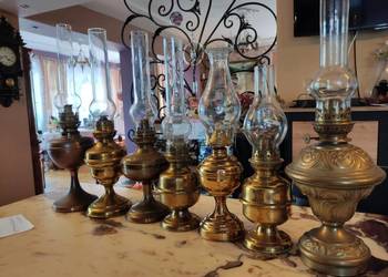 lampa lampy mosiężne naftowe wyprzedaż