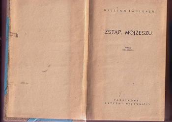 (5274) ZSTĄP, MOJŻESZU – WILLIAM FAULKNER