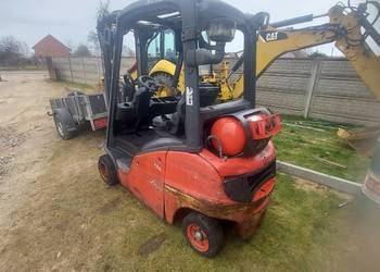 Wózek widłowy Linde h20 391 wolny skok, podnośnik