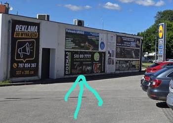 Powierzchnia reklamowa obok LIDL do wynajęcia w centrum Szczecinka