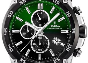 Festina F20330/B Originals Chronograph, 10 ATM, 47 mm paragon 2025 jak nowa