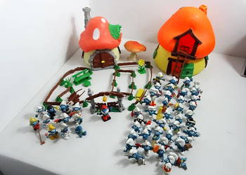 MEGA Kolekcja SMERFY Vintage Lata 70/80 - Peyo Bully Schleich Heimo Unikat