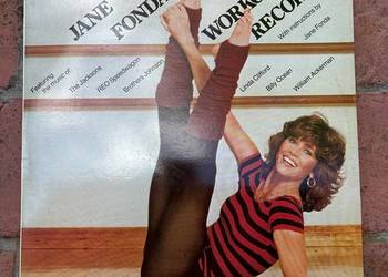 Jane Fonda’s Workout Record LP UK Ex aerobik na winylu prezent dla dziewczy
