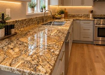 Blaty, schody, parapety - granit GOLDEN IMPERIAL STAR gr.2cm