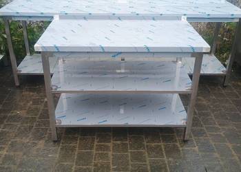 Stół Gastronomiczny z 2 półkami 120x70