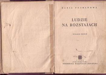 (5867) LUDZIE NA ROZSTAJACH – MARIA PUJMANOWA