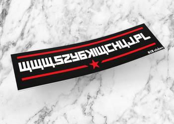 Naklejka SZYBKI 10 x 2 cm drift slap fast russia