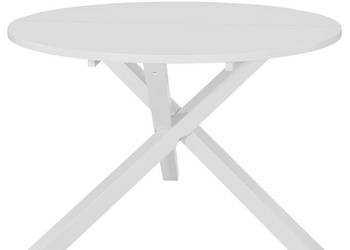 Stół jadalniany biały 120 x 75 cm MDF WM-247632