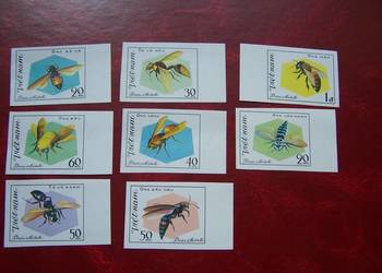 Wietnam 1982 MNH cięte Fauna Owady  a