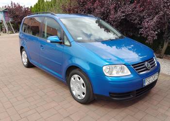 VW Touran 1,6i 2004r 7osób 6 biegów BEZ KOROZJI Kimatronik Tempomat zamiana