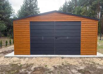 Garaż Blaszany 5x6 producent montaż profil poziom 6x6 7x6 4x5 5x5 10x6 7x9