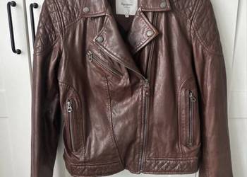 Ramoneska Pepe Jeans Alba M kurtka skórzana ramoneska kurtka skóra jagnięca