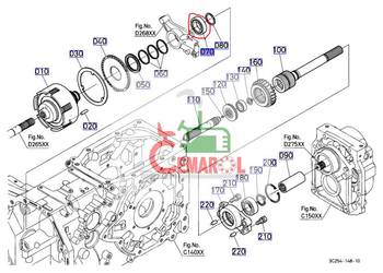 Łożysko pto rck48, rck54