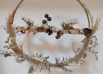 Dekoracja stojąca, nowoczesna z nutą boho