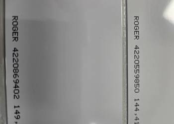 Karta magnetyczna ROGER  PVC cienka - 200 szt.