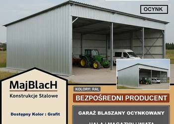 OCYNKOWANA WIATA / Garaż Blaszany / Zadaszenie / Hala  - Maj-Blach