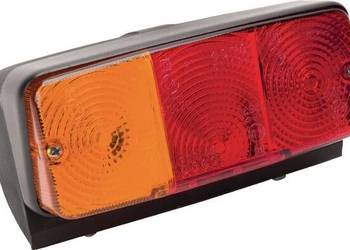 Lampa tylna zespolona, prostokątna lewa czerwona/pomarańczowa przykręcana…