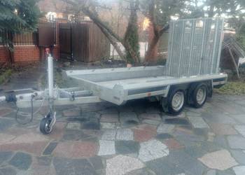 Przyczepa,Laweta do minikoparki,maszyn Dmc 3500kg 2770kg ładowności