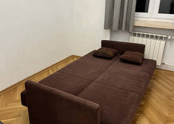Sofa mała brązowa