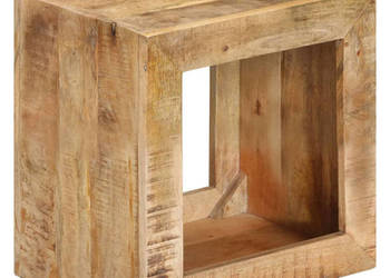 Stołek 40x30x40 cm lite drewno mango WM-337838