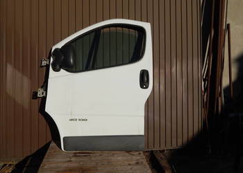 DRZWI PRZEDNIE LEWE TRAFIC II VIVARO PRIMASTAR BIAŁE