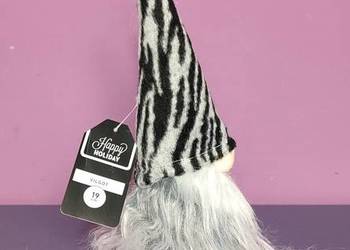 Skrzat świąteczny Krasnal Gnom Mikołaj - ozdoba na święta, pod choinkę