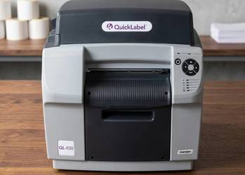 Drukarka etykiet naklejek QUICKLABEL QL-850 + Wkłady + Filtry