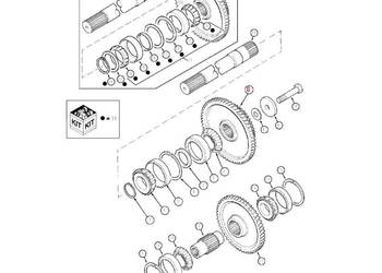 249312A3 Koło zębate MC MTX McCormick Case MX170 Nowe Orygin