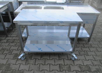 Stół Gastronomiczny Centralny Na Kołach 110/60/85 NOWY