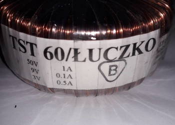 transformator toroidalny TST 60...50V / 9V / 3V