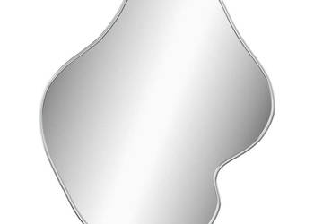 Lustro ścienne srebrne 50x40 cm WM-348269