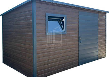 Schowek domek ogrodowy 3x2m drzwi okno drewnopodobny ID1052