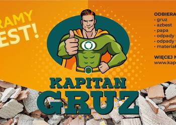 Wywóz odpadów gruzu, zmieszane budowlane, tworzywa + usługi transportowe