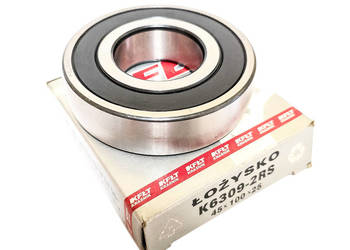 Łożysko Kulowe Zwykłe FŁT 45x100x25 / 6309-2RS
